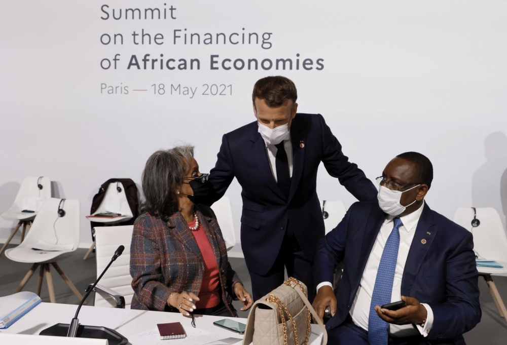 Hội nghị thượng đỉnh ở Paris: Pháp tìm lối thoát nợ nần cho châu Phi. (Nguồn: AFP)