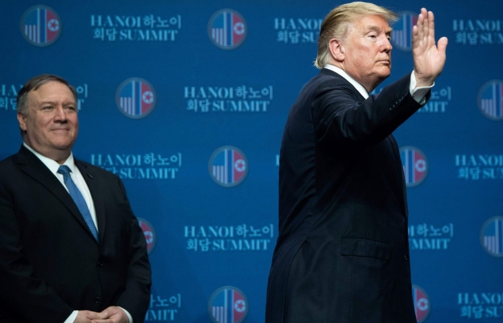 Ngoại trưởng Pompeo sẽ tháp tùng Tổng thống Trump tới Seoul củng cố liên minh Mỹ - Hàn