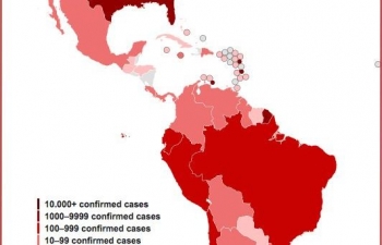 Cập nhật 7h ngày 5/6: Mỗi ngày thế giới có hơn 110.000 ca nhiễm Covid-19, Mỹ Latinh, châu Phi loay hoay trong 'hố lửa'