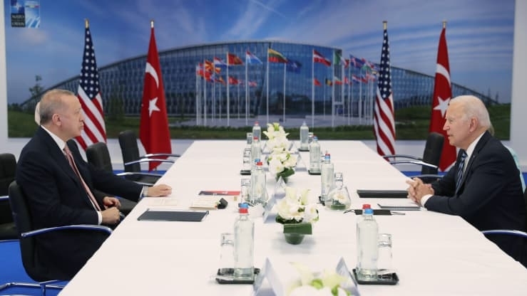 Tổng thống Erdogan tuyên bố 'chẳng có gì Mỹ-Thổ Nhĩ Kỳ không giải quyết được' sau cuộc gặp ông Biden