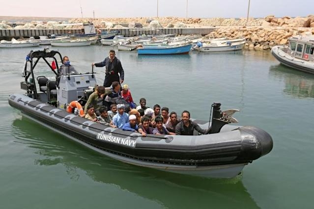 Hơn 170 người di cư trái phép lênh đênh trên Địa Trung Hải được giải cứu. (Nguồn: AFP)