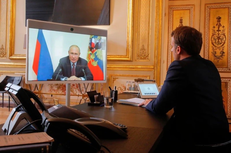 Quan chức Nga: Pháp nhận ra việc xây dựng cấu trục an ninh châu Âu thiếu Mosow là 'không thể và vô nghĩa'. (Nguồn:AFP)