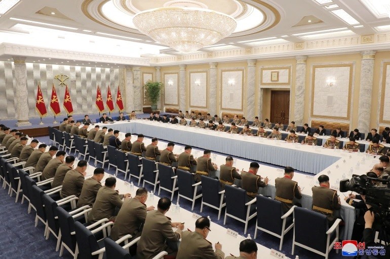 Chủ tịch Triều Tiên chủ trì hội nghị quân sự quan trọng giữa thời điểm nhạy cảm, Hàn Quốc dự đoán tình hình. (Nguồn: KCNA)