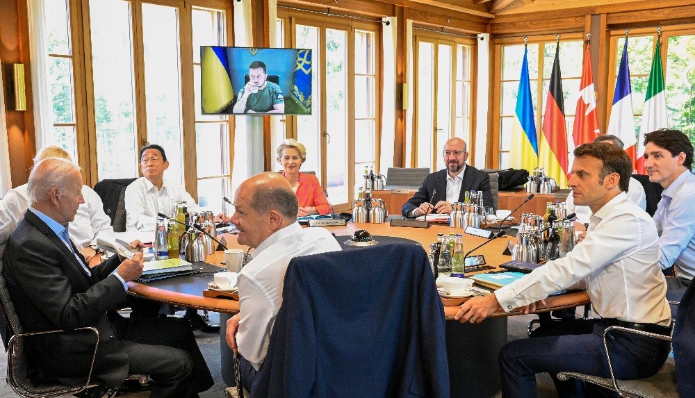 Thủ tướng Đức: G7 'đẩy' quyết định cấm vàng Nga cho EU, thừa nhận khó bình thường hóa với Moscow. (Nguồn: AP)