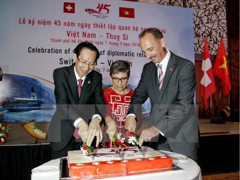 Kỷ niệm 45 năm thiết lập quan hệ ngoại giao Việt Nam-Thụy Sĩ