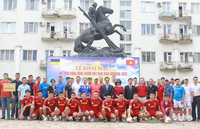 ​Sôi động ngày hội thể thao của cộng đồng người Việt tại Ukraine
