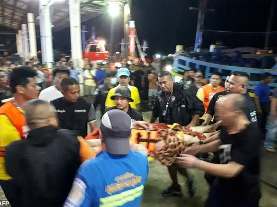 ​Thái Lan: Lật tàu ở Phuket, khoảng 20 người mất tích