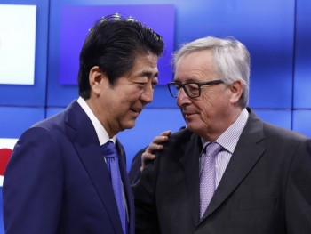 ​Nhật Bản và EU chuẩn bị ký hiệp định thương mại tự do