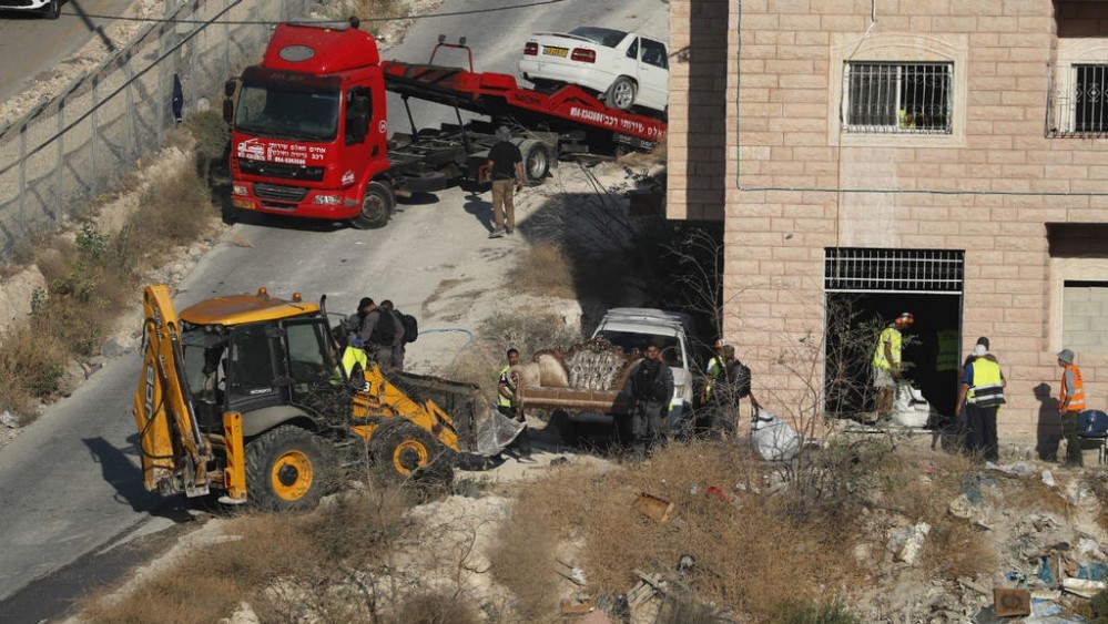 Nhà của người dân Palestine tại Đông Jerusalem bị phá dỡ, phóng viên bị ngăn cản tiếp cận