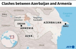Giao tranh bùng phát trở lại trên biên giới Armenia-Azerbaijan sau một ngày tạm yên ắng