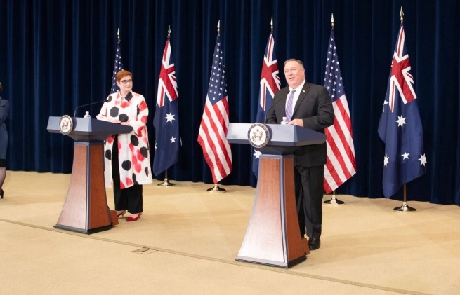 Australia-Mỹ ra tuyên bố chung, bác toàn bộ yêu sách của Trung Quốc tại Biển Đông