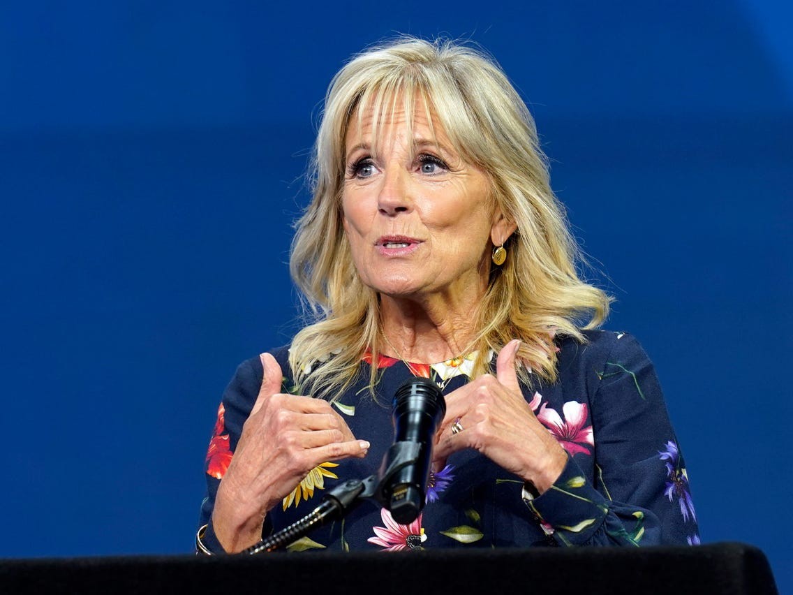 Chính thức: Đệ nhất phu nhân Mỹ Jill Biden sẽ tới Nhật Bản dự lễ khai mạc Olympic Tokyo. (Nguồn: AP)