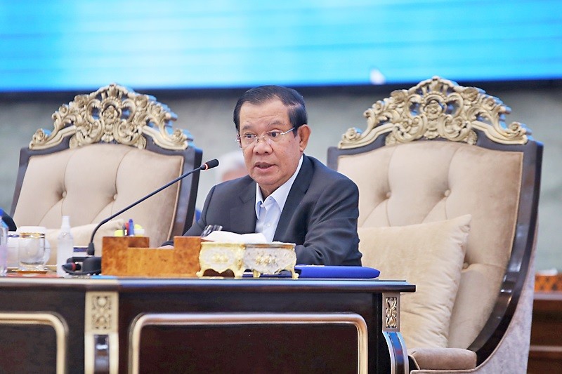 Hội nghị bất thường Ban chấp hành Trung ương đảng Nhân dân Campuchia: Ủng hộ ông Hun Sen làm ứng viên Thủ tướng nhiệm kỳ mới. (Nguồn: Media Permata)