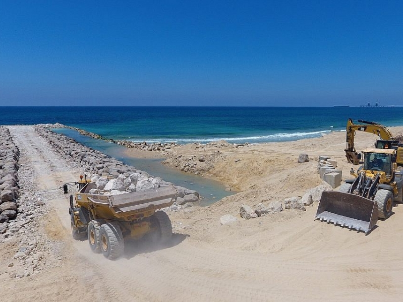 ​Israel công bố hình ảnh xây dựng hàng rào biển ở Gaza