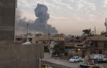 Iraq: Nổ rung chuyển căn cứ quân sự tại Nam Baghdad gây nhiều thương vong