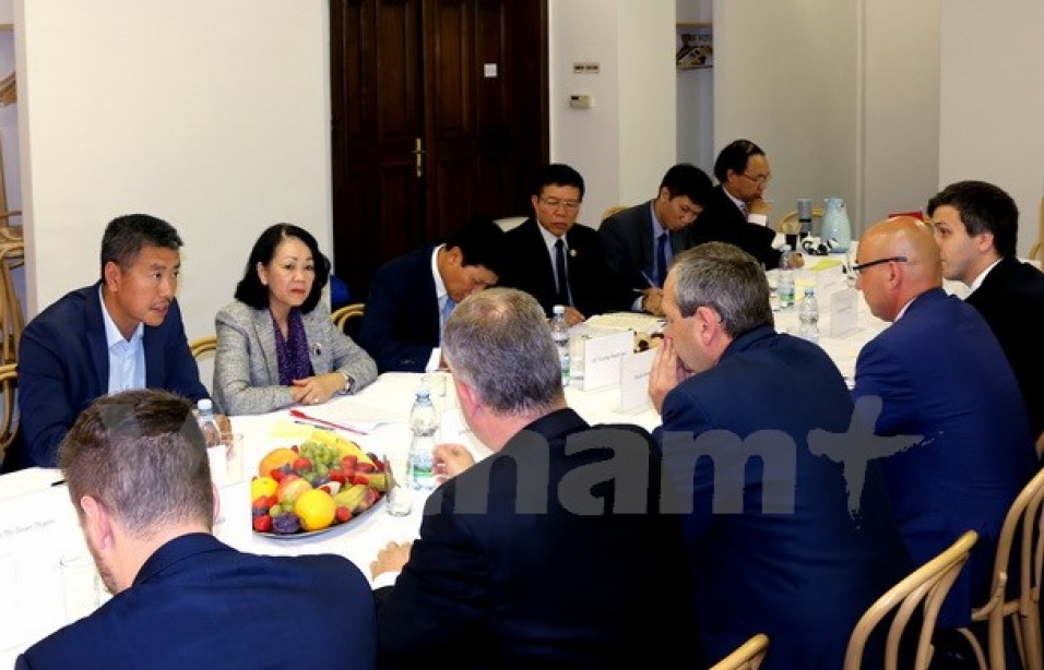 Trưởng Ban Dân vận Trung ương Trương Thị Mai thăm Cộng hòa Séc