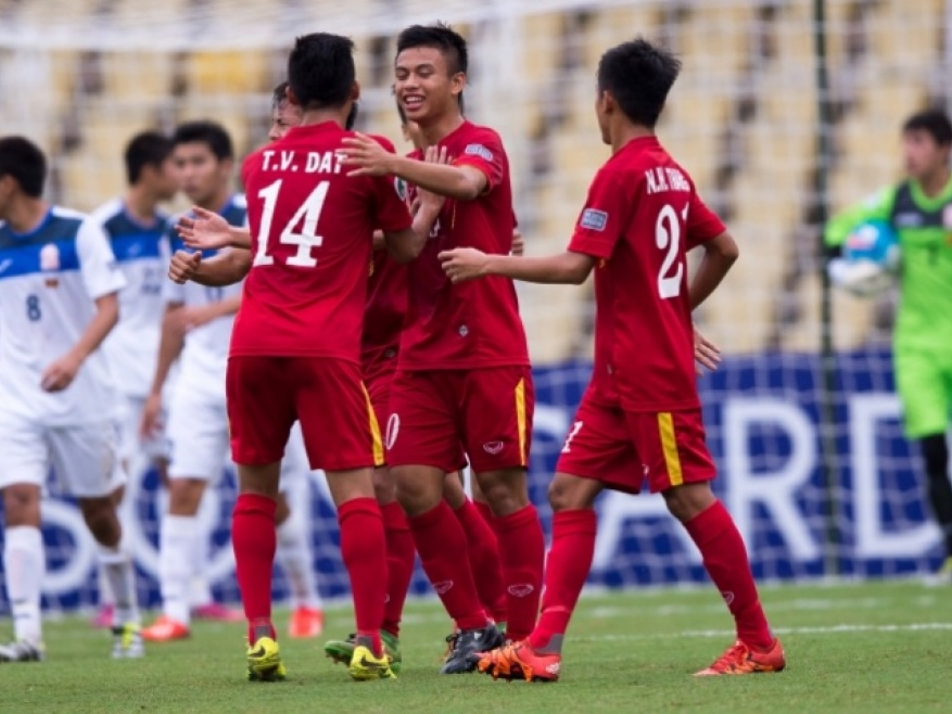 Hạ U16 Kyrgyzstan, Việt Nam thẳng tiến tứ kết U16 châu Á