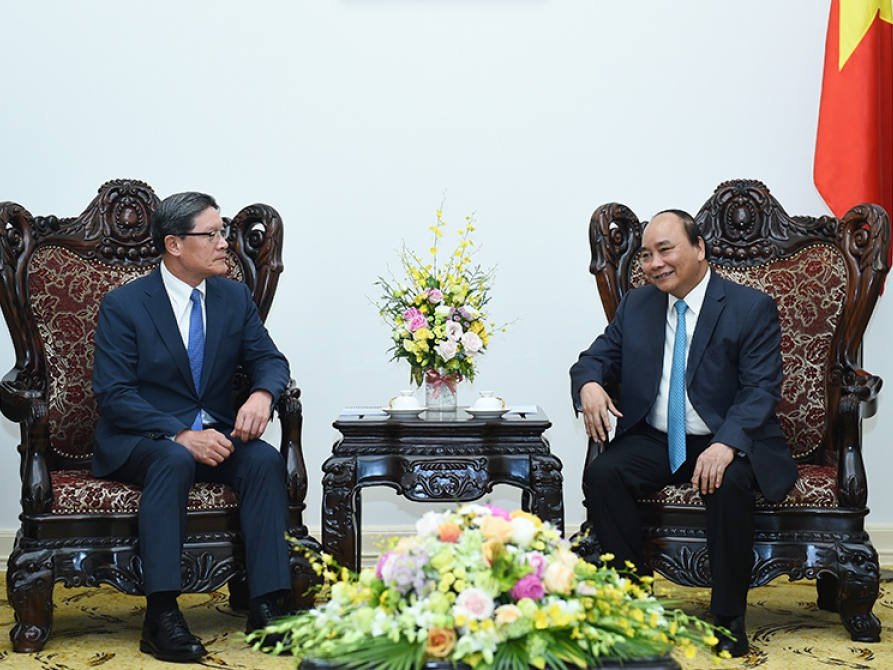 Thủ tướng tiếp Lãnh đạo một số Tập đoàn Hàn Quốc