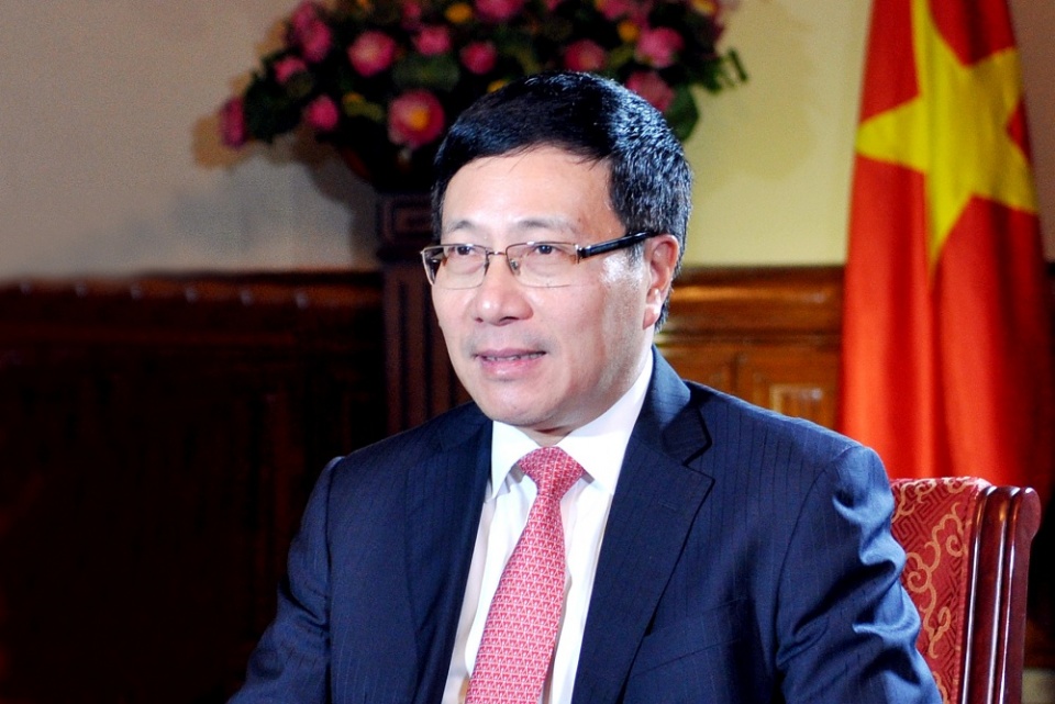 ​Thư chúc mừng của Phó Thủ tướng, Bộ trưởng Ngoại giao Phạm Bình Minh nhân dịp báo Thế giới & Việt Nam ra mắt báo điện tử