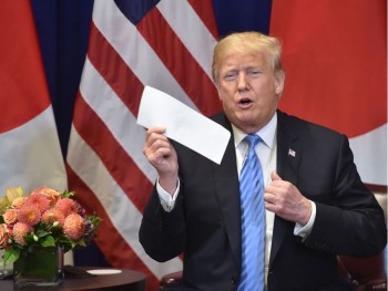 ​Tổng thống Mỹ nhận được một "lá thư phi thường" từ Triều Tiên