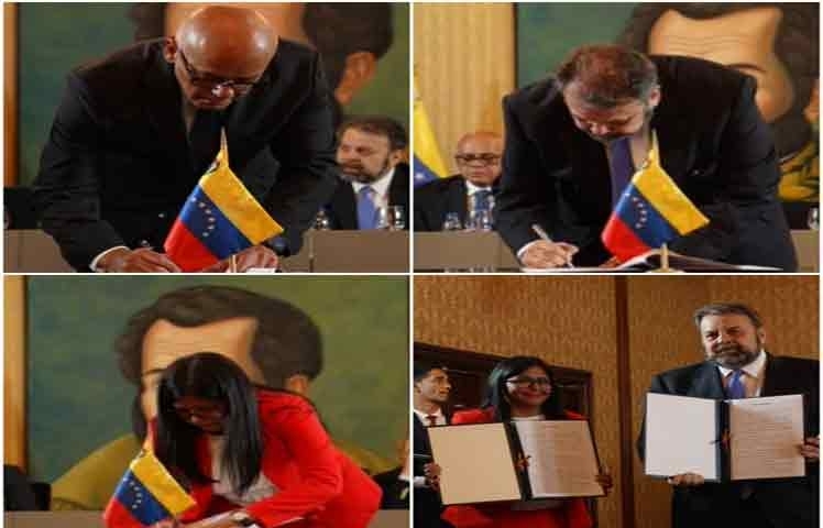 Phe đối lập từ bỏ đối thoại, Chính phủ Venezuela và một số đảng ký thỏa thuận