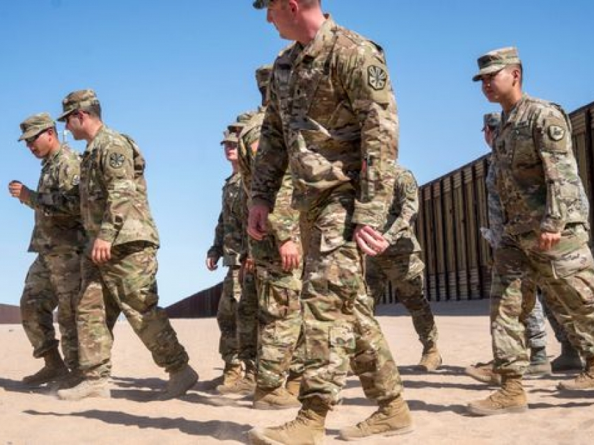​Mỹ cử thêm 5.000 binh sỹ đến khu vực biên giới với Mexico