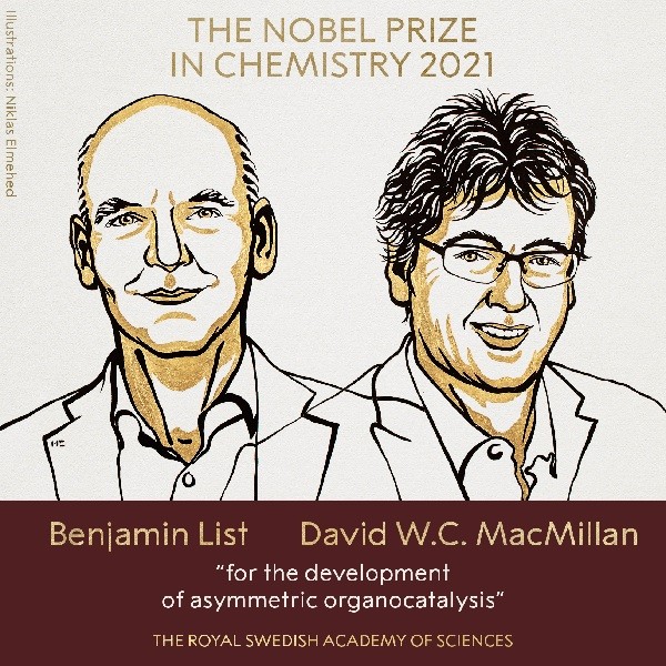 Nobel 2021: Lộ diện chủ nhân giải Nobel Hóa học