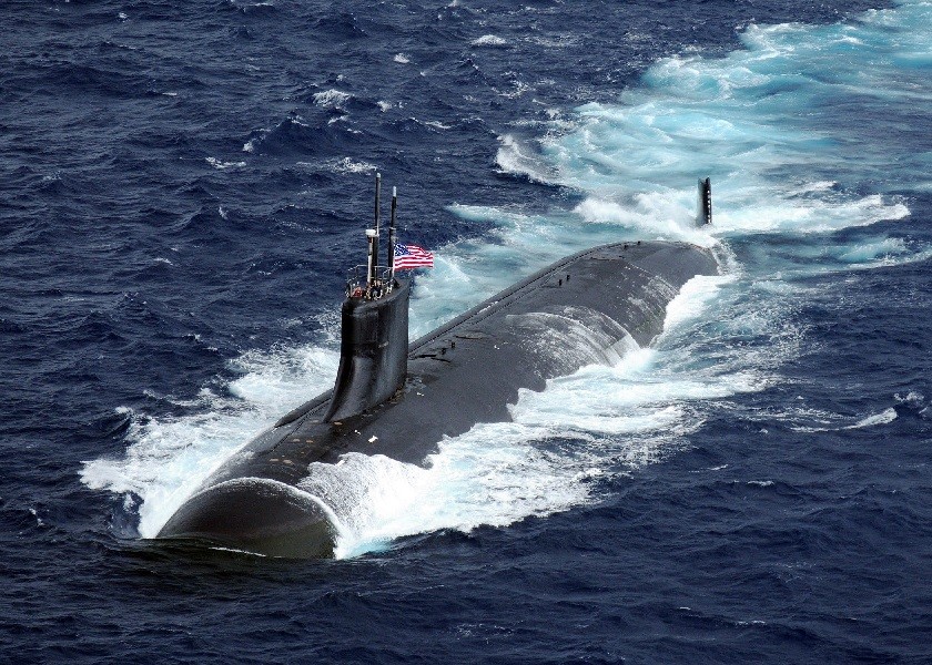 Tàu ngầm hạt nhân Mỹ va phải vật thể lạ ở Biển Đông, 11 thủy thủ bị thương. (Nguồn: US NAvy)