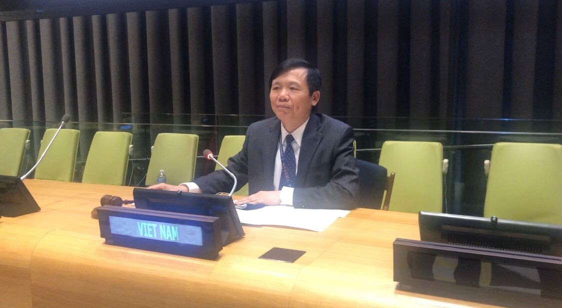Việt Nam chủ trì phiên họp của Ủy ban của Hội đồng Bảo an về Nam Sudan. (Nguồn: Phái đoàn Việt Nam tại LHQ)