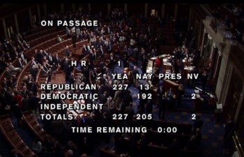 Hạ viện Mỹ thông qua dự luật cải cách thuế do phe Cộng hòa bảo trợ