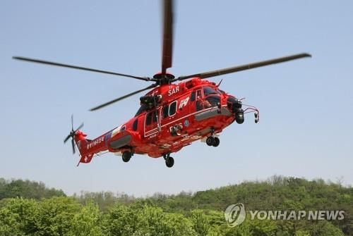 Rơi trực thăng gần đảo tranh chấp với Nhật Bản, 7 người Hàn Quốc mất tích