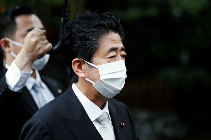 Cựu Thủ tướng Nhật Bản Abe Shinzo: Sự xuất hiện của Bộ tứ và AUKUS là 'thời khắc thức tỉnh'. (Nguồn: Reuters)
