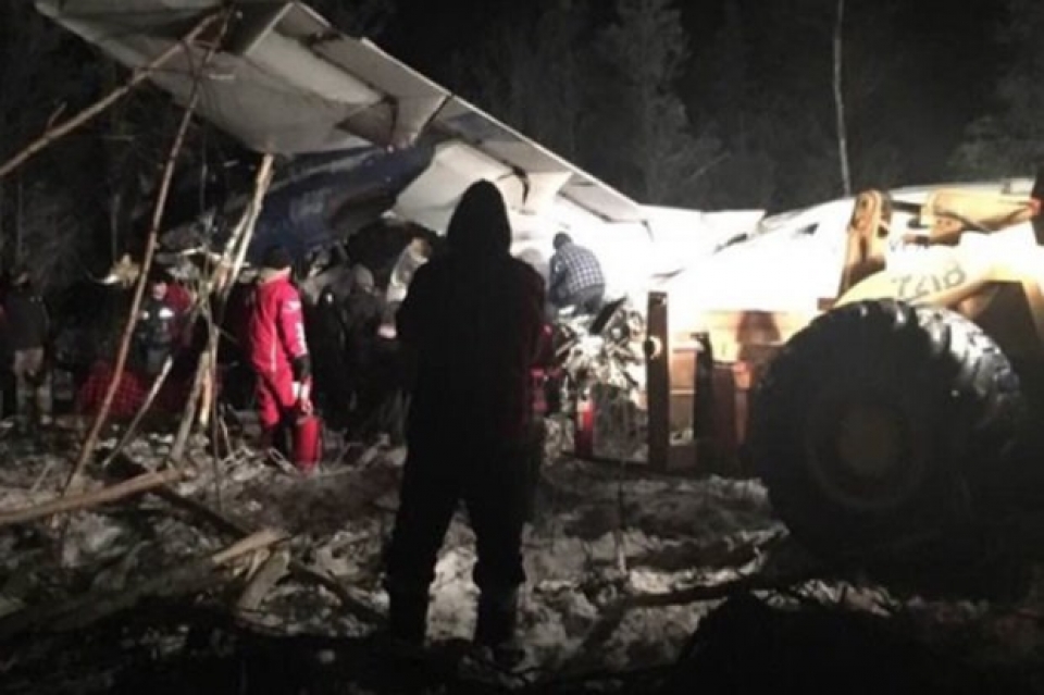 Canada: Máy bay rơi khi vừa cất cánh, nhiều người bị thương