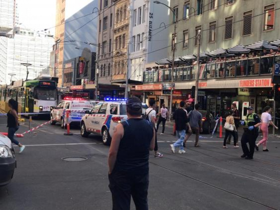 Australia: Xe ôtô đâm vào nhiều người đi bộ tại Melbourne