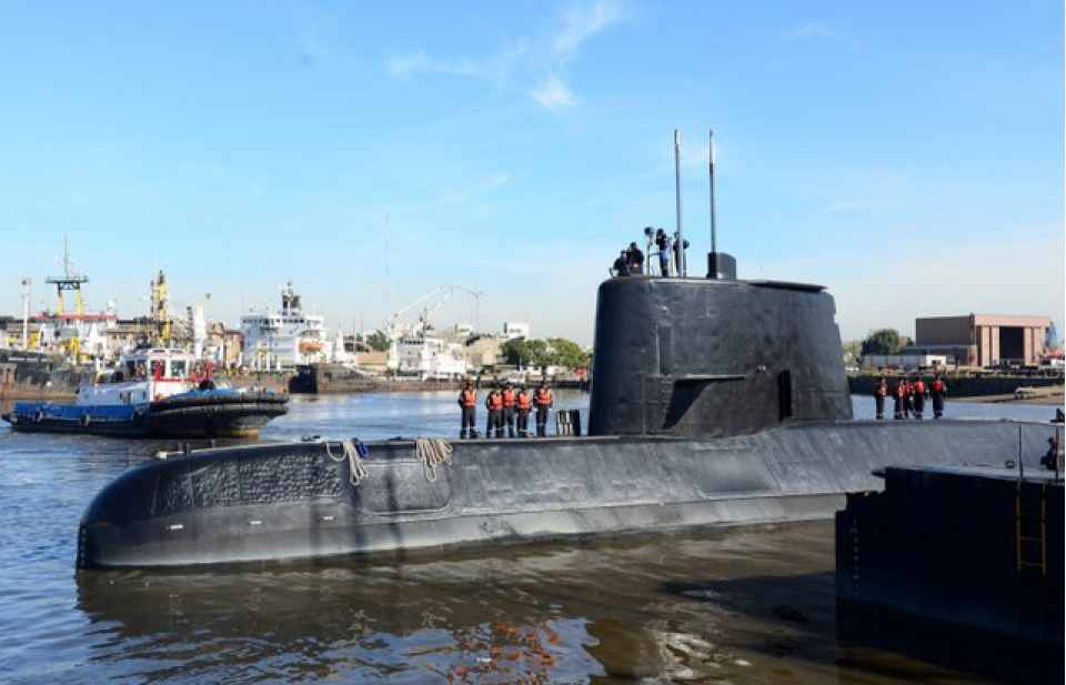 Phát hiện thêm 2 vật thể trong khu vực tìm kiếm tàu ngầm Argentina