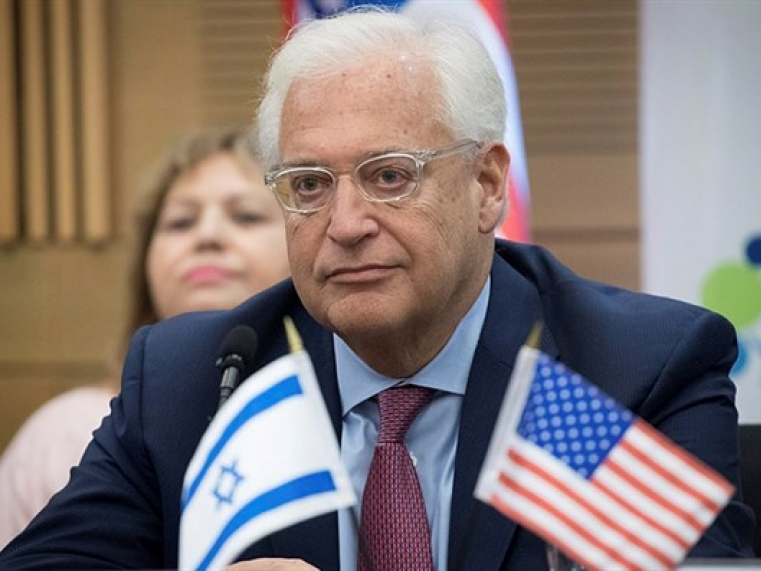 ​Đại sứ Mỹ tại Israel: Phản ứng của Palestine mang tính thù địch