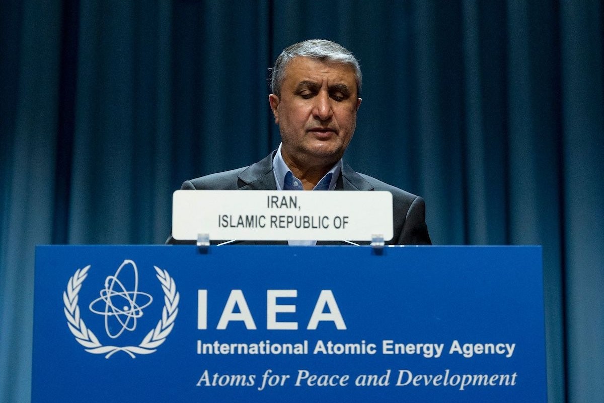 người đứng đầu Tổ chức Năng lượng Nguyên tử Iran (AEOI), ông Mohammad Eslami. (Nguồn: Getty Images)