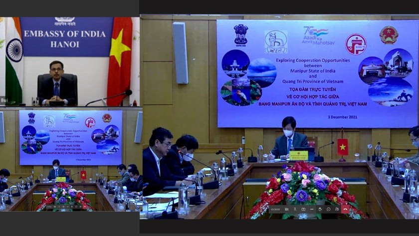 Việt Nam-Ấn Độ tìm kiếm cơ hội hợp tác giữa bang Manipur và tỉnh Quảng Trị