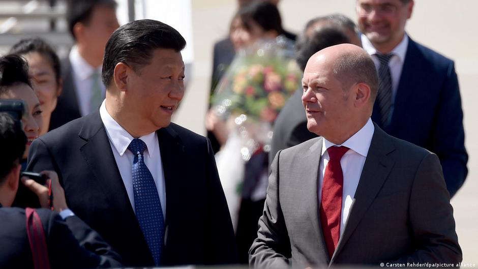 Thủ tướng Đức Scholz gặp chủ tịch Trung Quốc năm 2017,khi ông Scholzcòn là Thị trưởng Hamburg . (NguồnDPA)