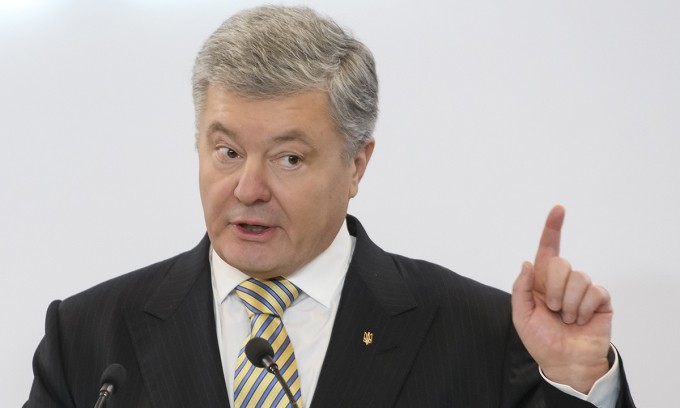 Cựu Tổng thống Ukraine Poroshenko. (Nguồn: Reuters)