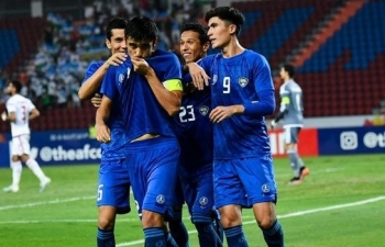 Thắng áp đảo U23 UAE, U23 Uzbekistan thẳng tiến vào bán kết