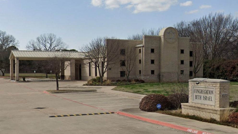 Vụ bắt cóc con tin xảy ra ở giáo đường của giáo đoàn Beth Israel ở Colleyville, bang Texas. (Nguồn: ABC)