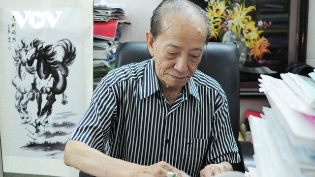 GS Nguyễn Tài Thu hưởng thọ 91 tuổi. (Nguồn: VOV)