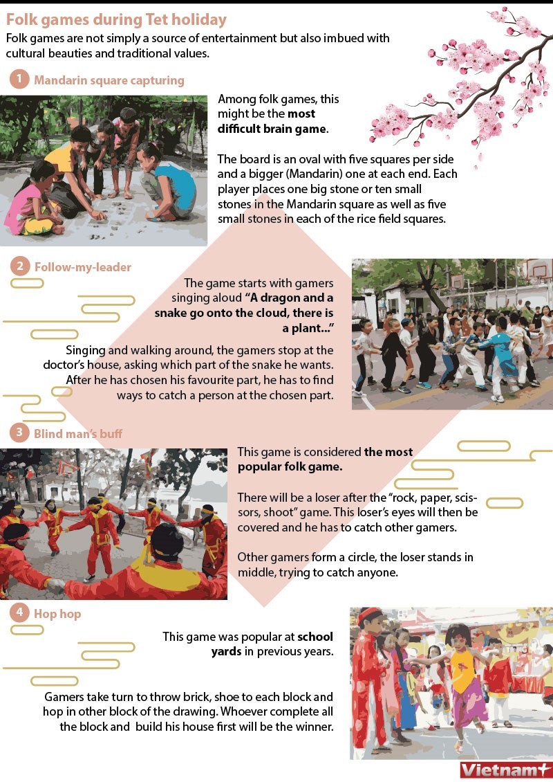 Folk games during Tet holiday