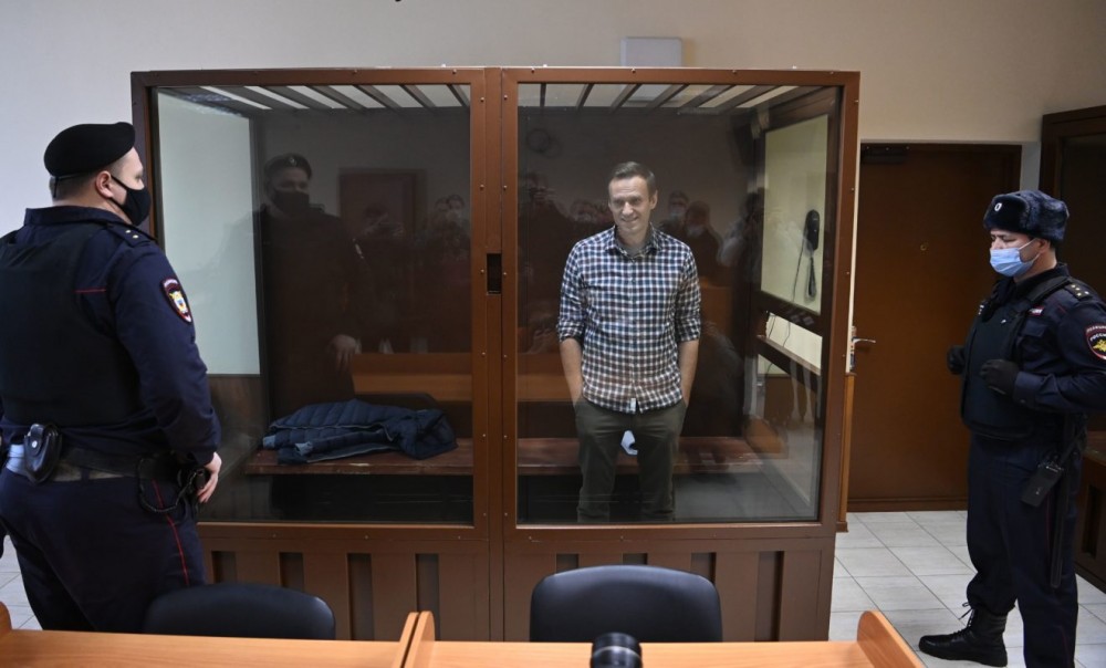 Navalny was jailed in Russia after returning to Moscow from Germany | Kirill Kudryatsev/AFP via Getty Images