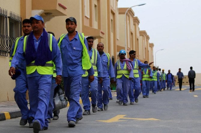 Qatar tăng mạnh lương tối thiểu lên mức 275 USD. (Nguồn: Arab news)