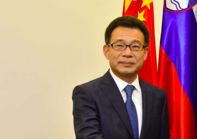 Đại sứ Trung Quốc tại Slovenia Wang Shunqing. (Nguồn: Twitter)