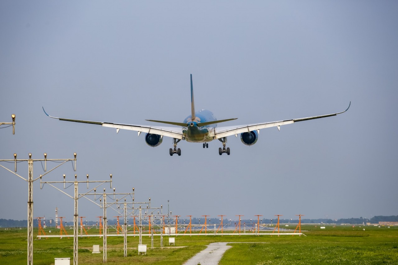 Hãng hành không Vietnam Airlines. (Ảnh: Anh Tuấn)