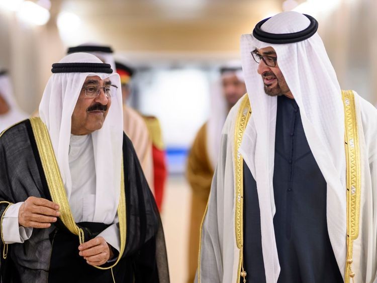 Quốc vương Kuwait thăm UAE