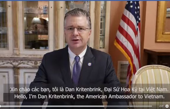 Đại sứ Mỹ Daniel Kritenbrink: Chính phủ Việt Nam đã rất xuất sắc khi đương đầu với đại dịch Covid-19
